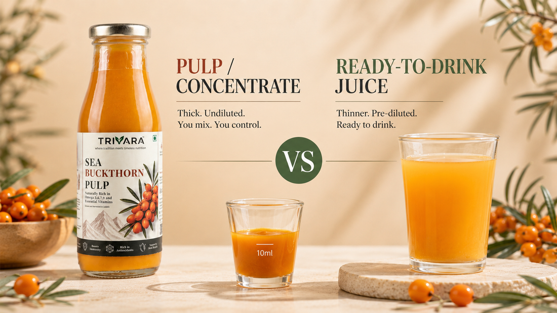 Sea Buckthorn Pulp vs Sea Buckthorn Juice: Why a Concentrate Isn't a Drink
