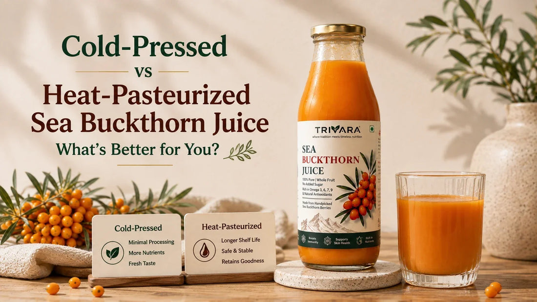 Cold-Pressed vs Heat-Pasteurized Sea Buckthorn Juice