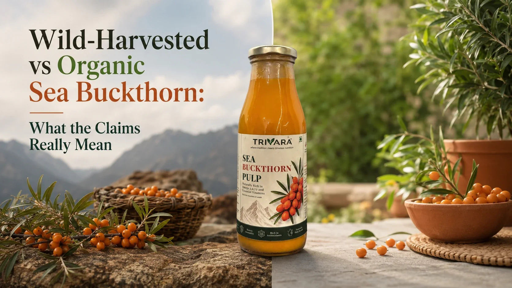 Wild-Harvested vs Organic Sea Buckthorn: What the Claims Really Mean