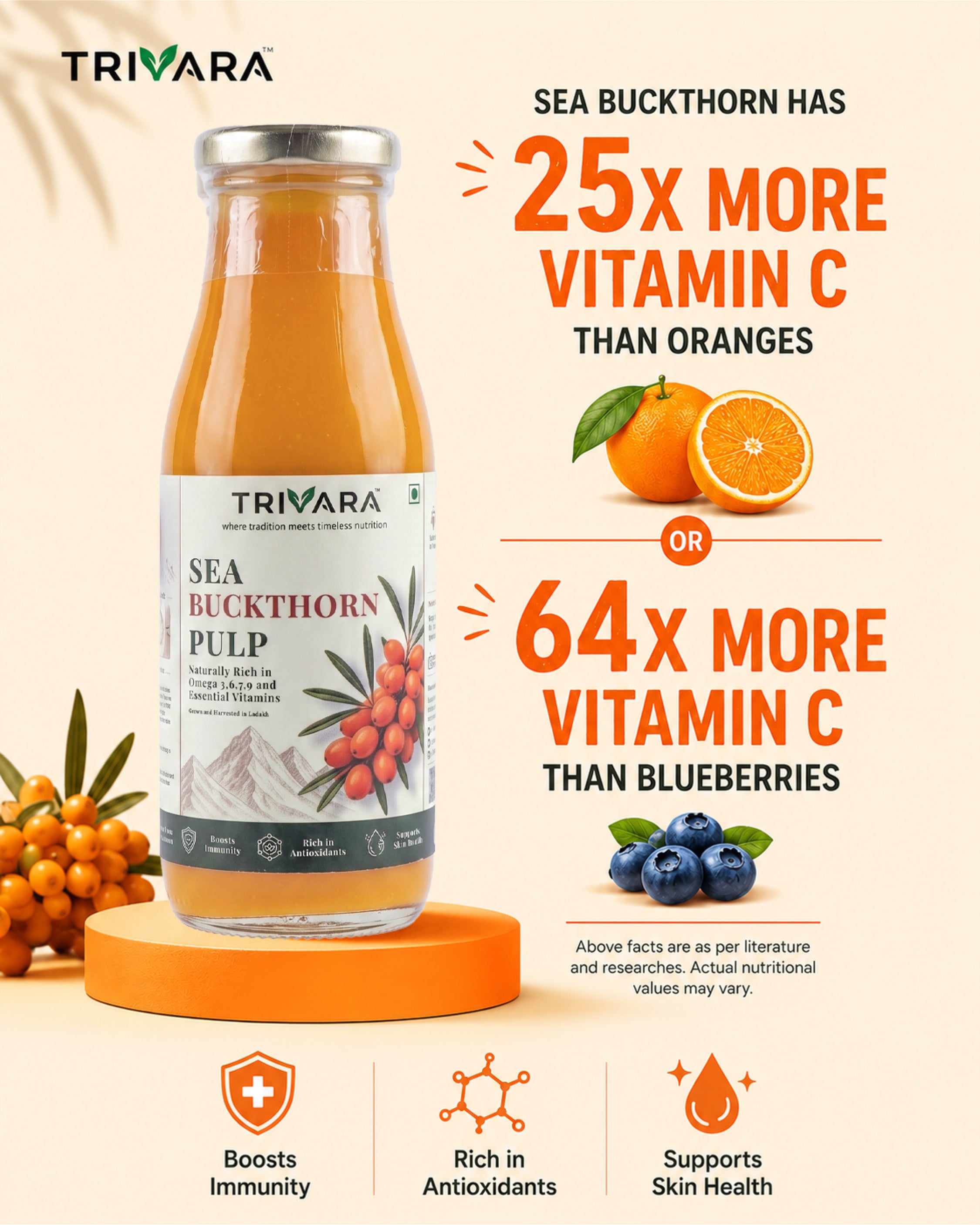 Sea Buckthorn Pulp - 300ml
