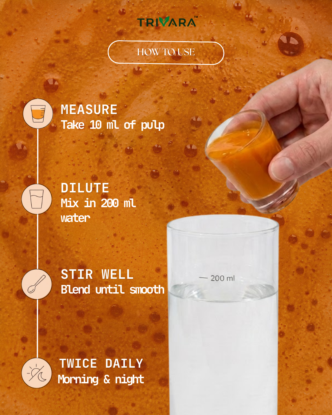 Sea Buckthorn Pulp - 300ml · 30 daily servings