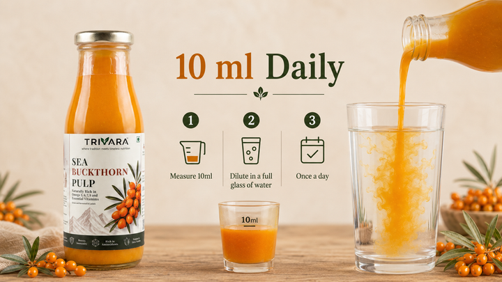 How Much Sea Buckthorn Pulp Should You Drink Daily?